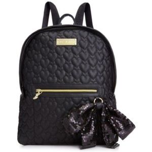Betsy Johnson Quilted Love Backpack